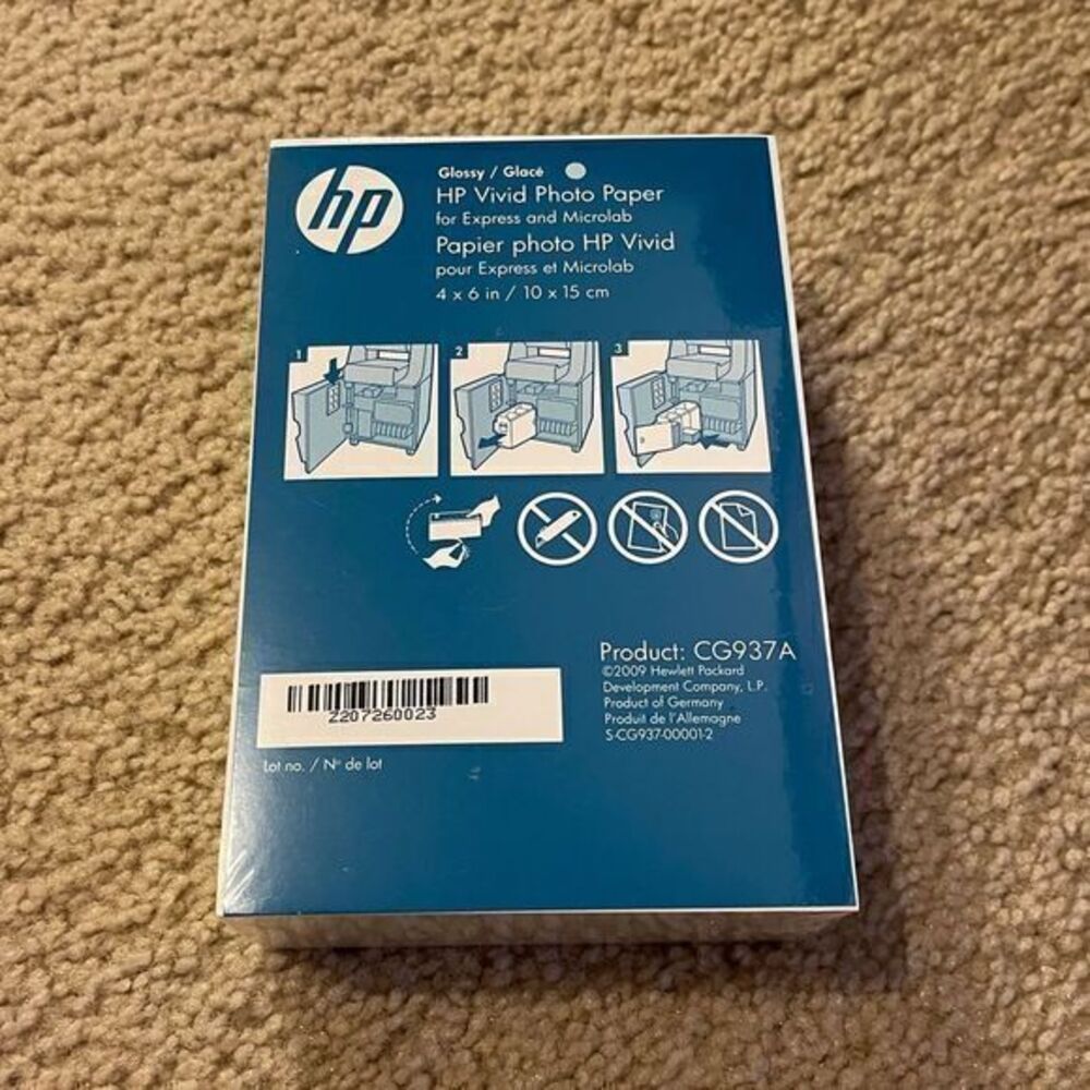 NWT‎ HP 4x6 Vivid Photo Paper